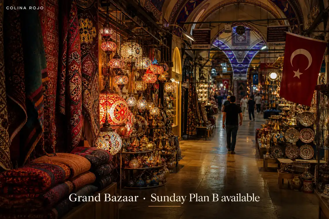Grand Bazaar lanes after a private Istanbul morning tour