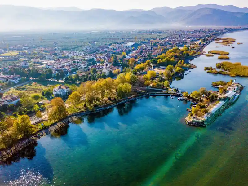 lake iznik aerial harbor — Iznik Tour from Istanbul — Full Day (Sundays)