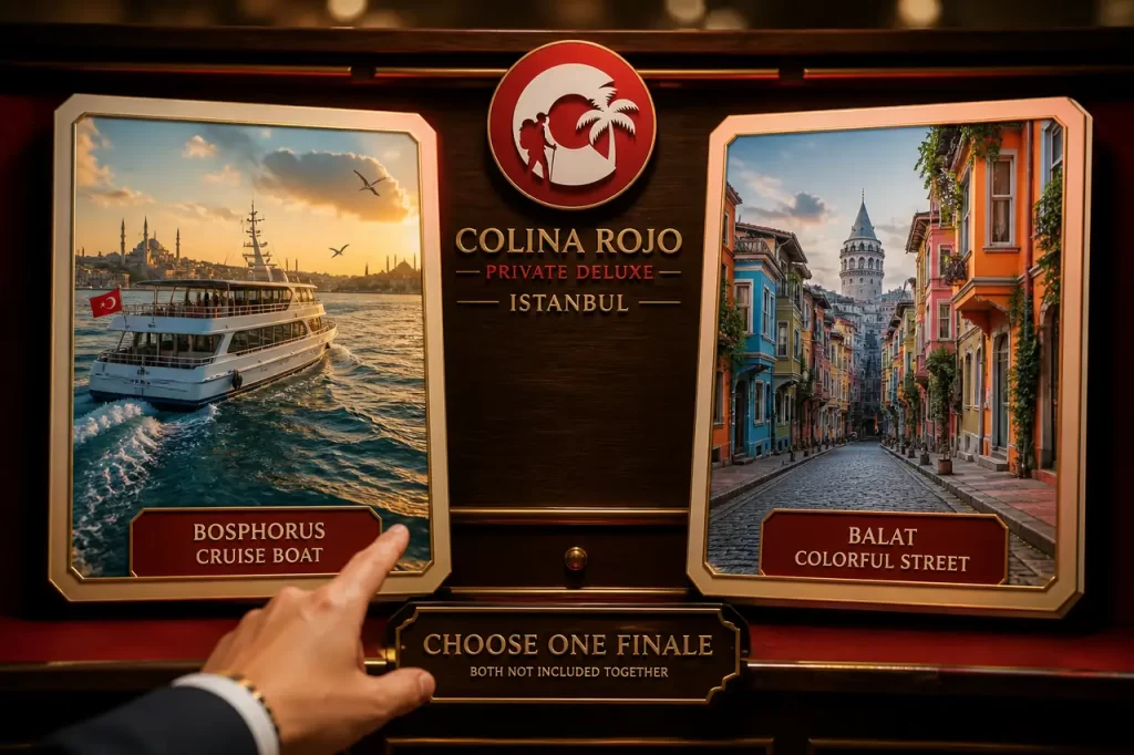 private deluxe istanbul tour Colina Bosphorus or Balat choice