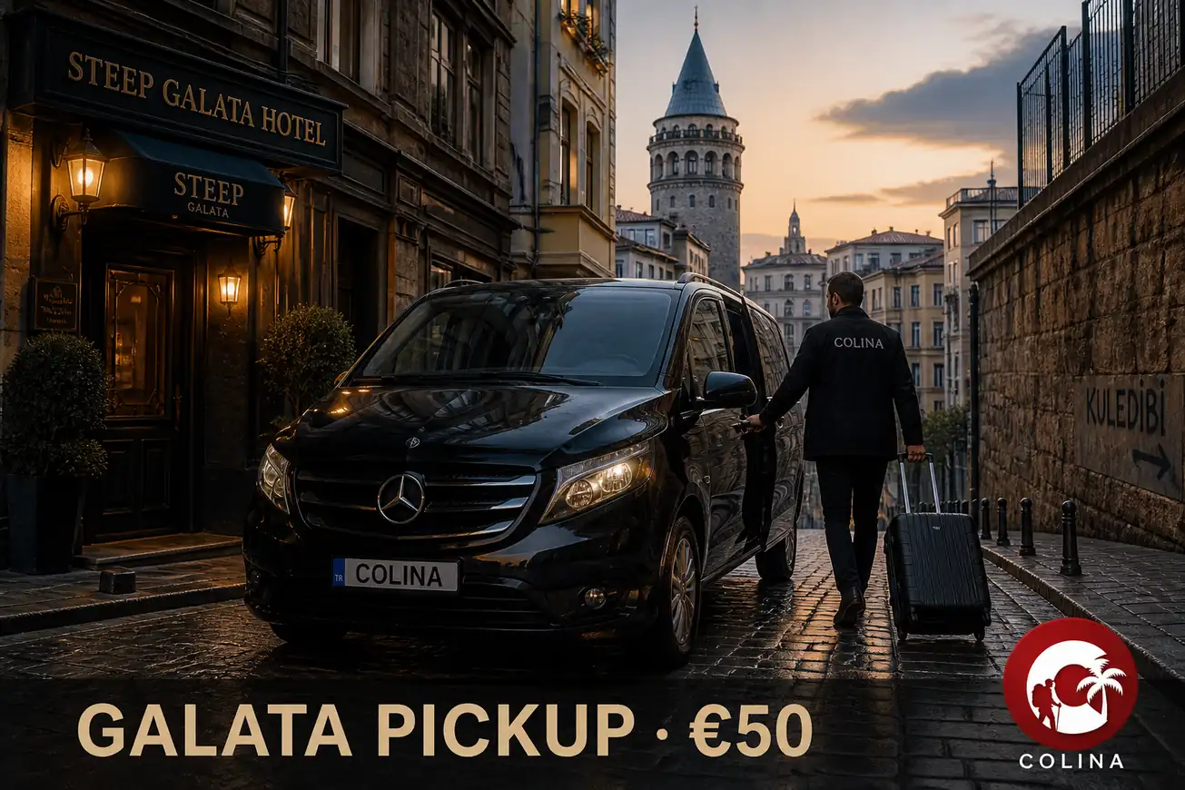 galata to sabiha gokcen Colina private transfer Galata Tower SAW