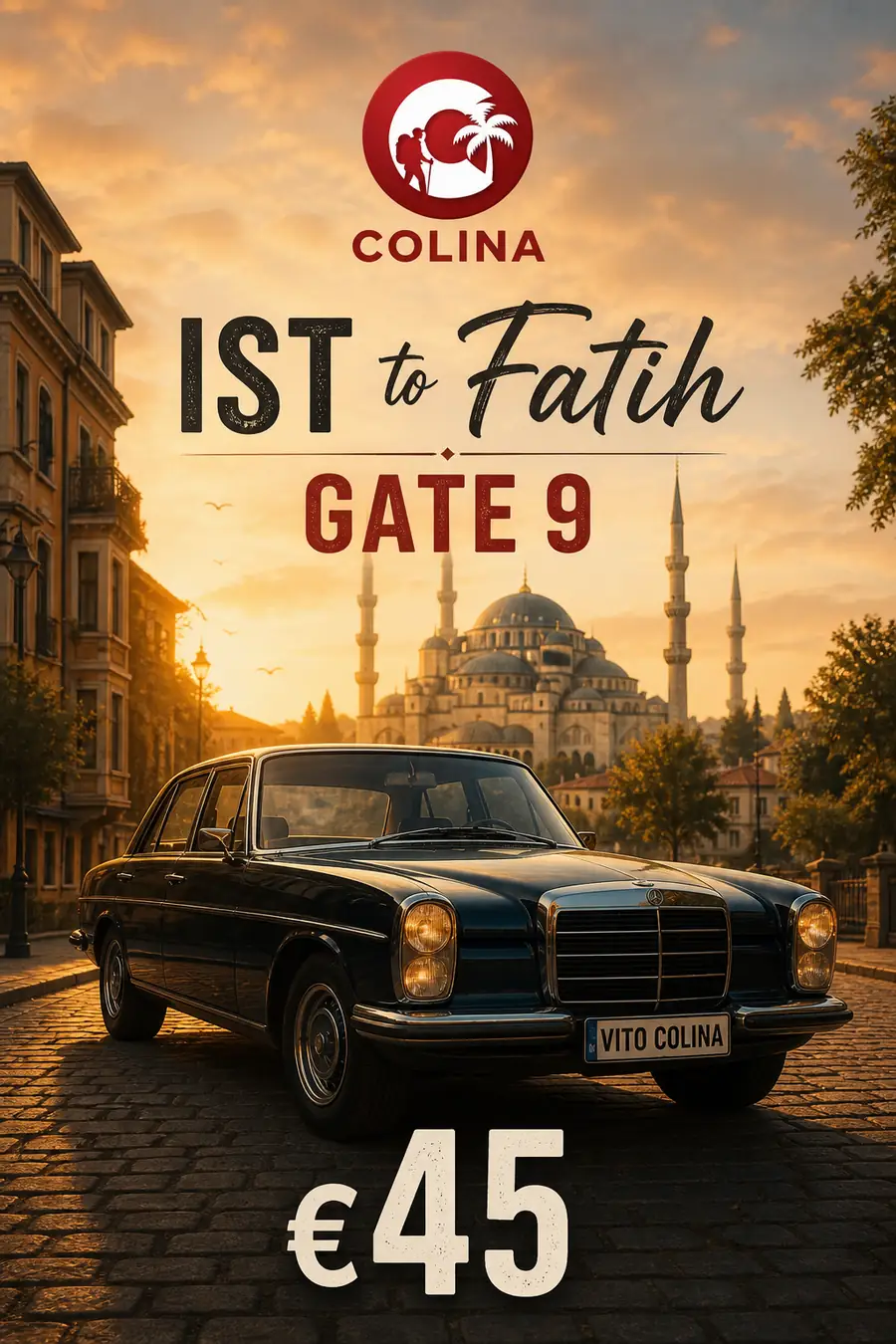 istanbul airport to fatih Colina Gate 9 CEO 34 Reliable 6 cover