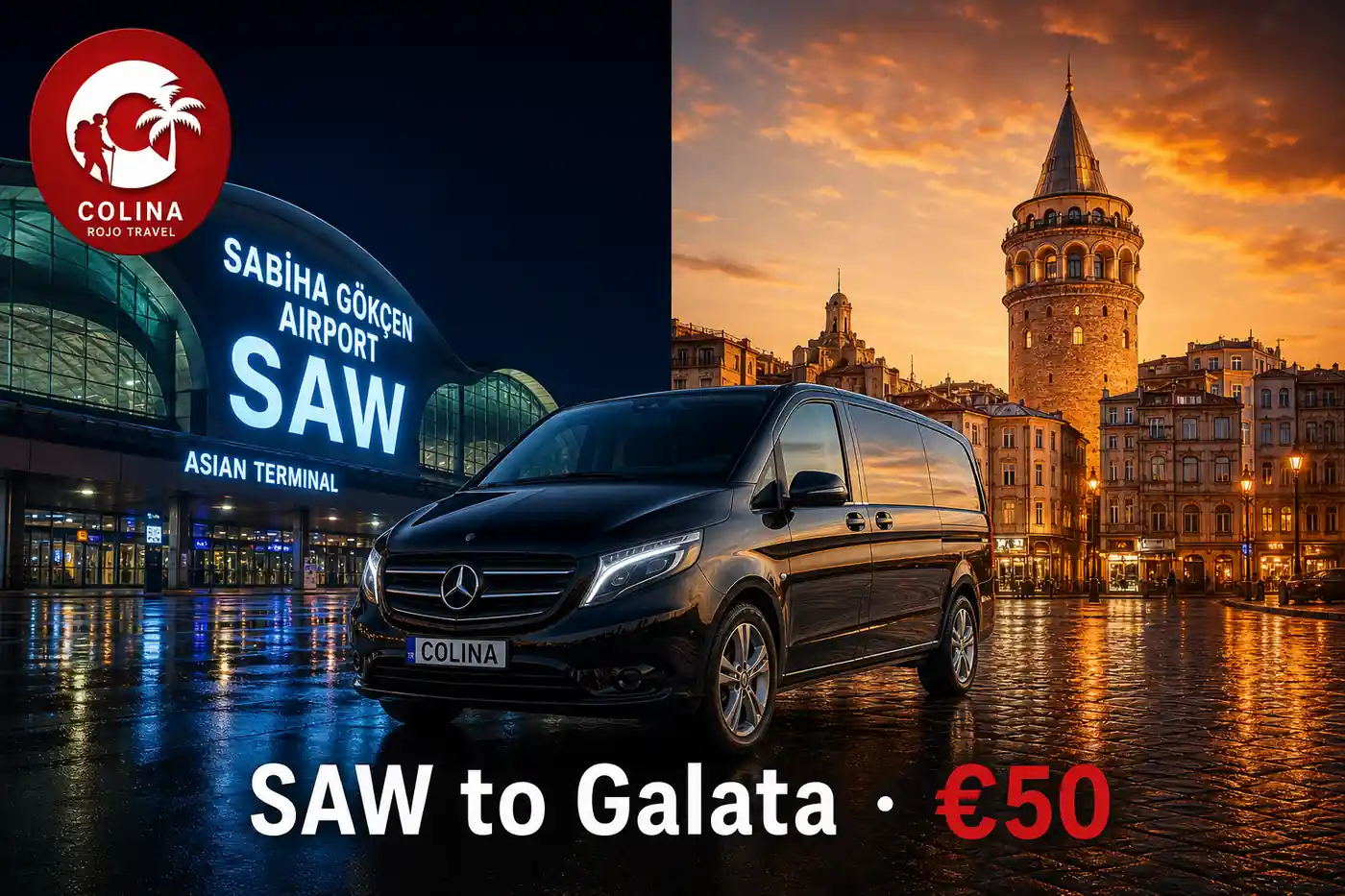 sabiha gokcen to galata Colina Reliable 6 SAW Tower Drops cover