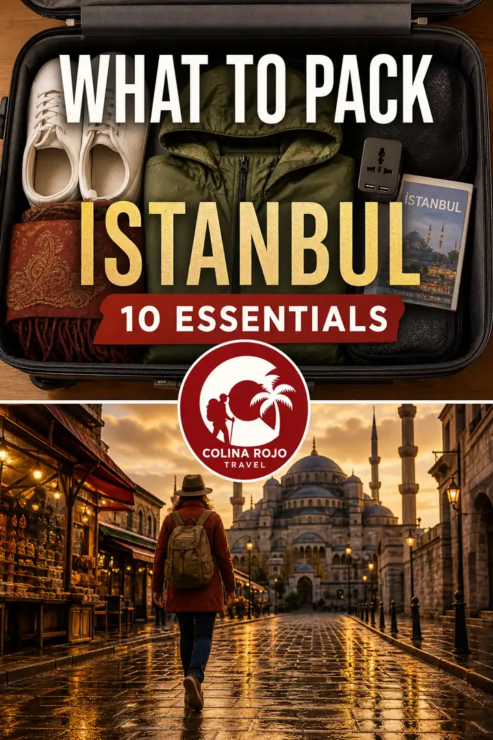 what to pack for istanbul suitcase essentials and wet cobblestone street