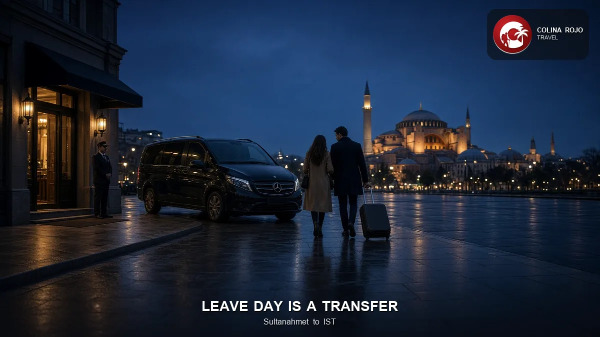 Istanbul 2 day itinerary split: Istanbul Airport Gate 9 and Sultanahmet with a private Mercedes Vito