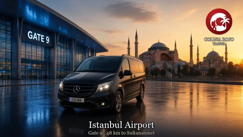 Istanbul Airport vs Sabiha Gokcen split with a private Mercedes Vito between IST and SAW