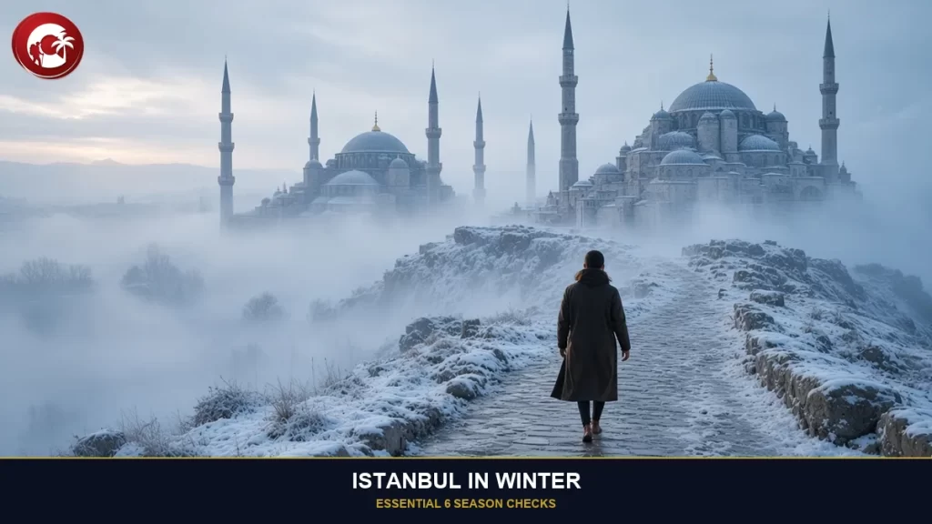 istanbul in winter empty snow path to the ridge, Essential 6 season checks