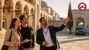 Istanbul private tour cost explained by a licensed guide with two travellers