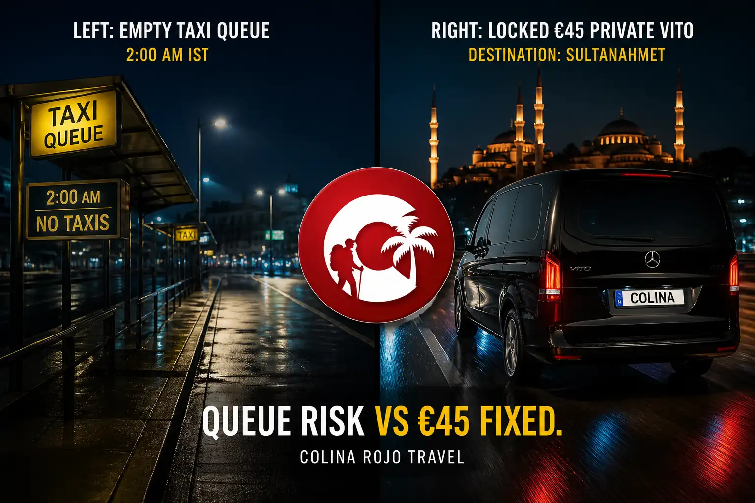 late night istanbul airport transfer Colina Safe 6 midnight Vito cover