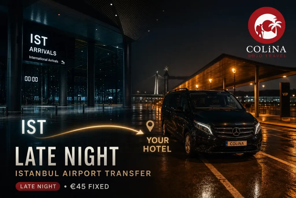 late night istanbul airport transfer Colina Safe 6 midnight Vito cover