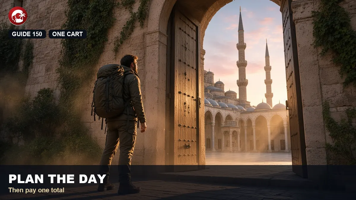 How to plan a private istanbul tour at a gate opening onto a mosque courtyard