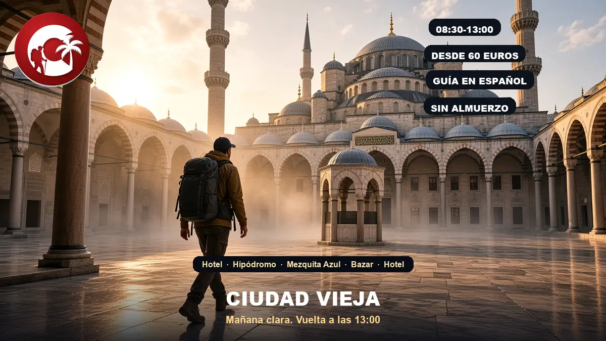tour por la ciudad vieja de Estambul mañana Mezquita Azul